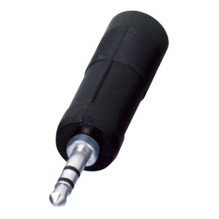 home ac 6x audió átalakító, 3,5 mm sztereó dugó 2 x 6,3 mm sztereó alj