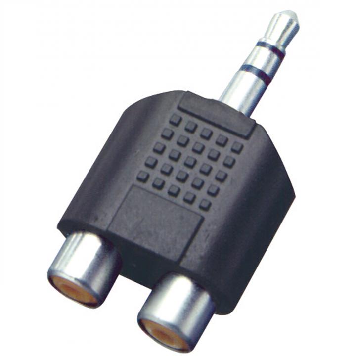 home ac 17x audió átalakító, 3,5 mm sztereó dugó 2xrca alj