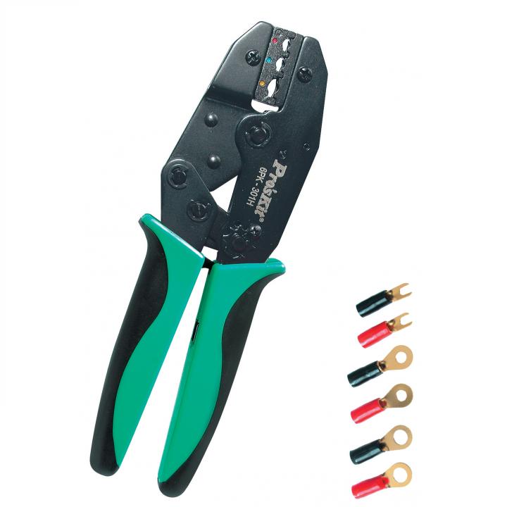 pro'skit 6pk 301h préselő fogó, 220 mm, 3 féle mérethez, racsnis áttétel, 6 féle nyomaték