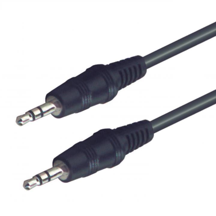 home a 51 5 audiókábel, 3,5mm sztereó dugó, két oldalú, 5m