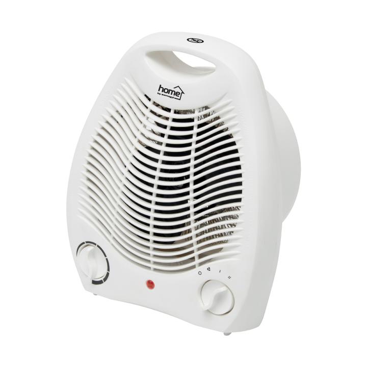 home fk 1 hordozható elektromos ventilátoros fűtőtest, 1000w/2000w, fehér