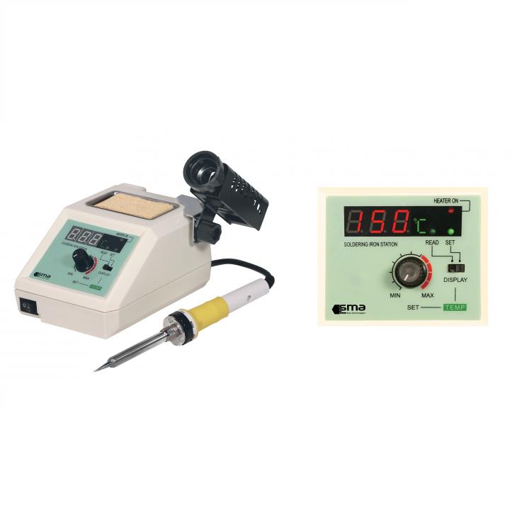 home sma 051 forrasztópáka állomás, led kijelző, 230v~/48w, szabályozható és ellenőrizhető hőmérséklet (150 420 °c), hőálló szilikonkábel