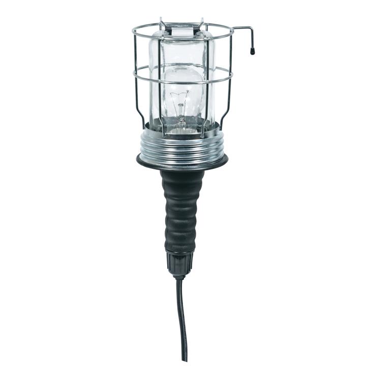 home pl 20 szerelőlámpa, 60 w, e27, ip54, fém rács, gumi markolat, kettős szigetelés