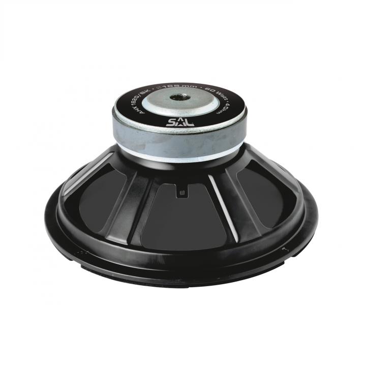 sal ahx 1620/bk mélysugárzó, 60 w, kevlár kónusz, 4 ohm, 50 7000 hz, 1" hangtekercs, 2 réteg
