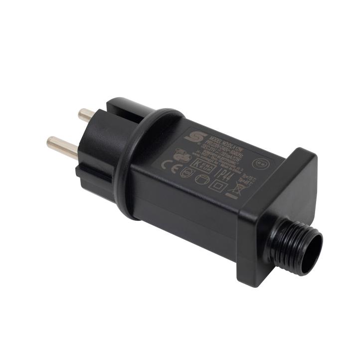 home dla 12w hálózati adapter fényfüzérekhez, ip44, freccsenő víz ellen védett, kül és beltéri kivitel, 31 v dc / 12 w