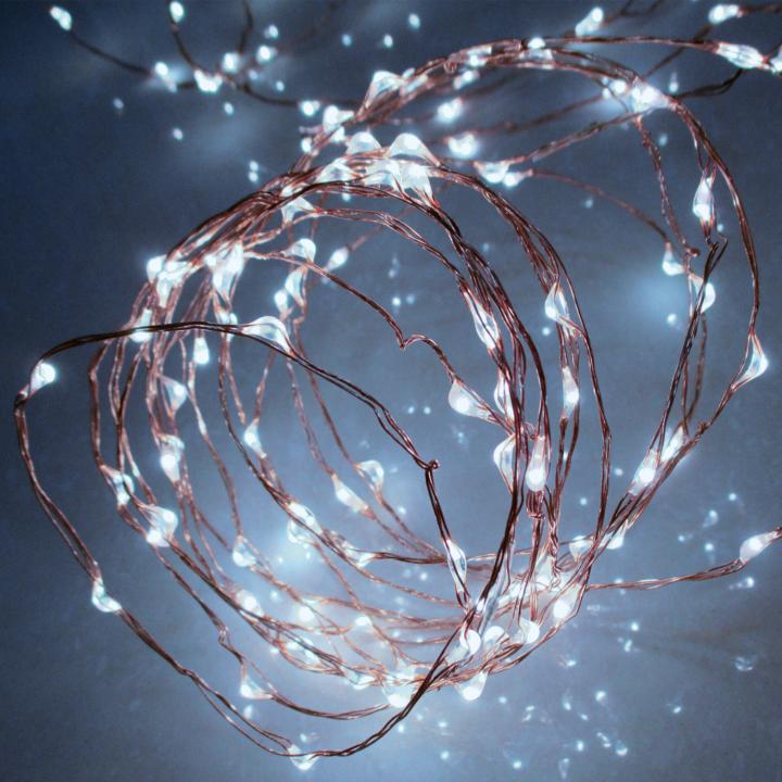 home ml 80/wh micro led es fényfüzér, 7,9 m / 80 db hidegfehér micro led, állófényű, vékony vezeték, hálózati adapter, kül és beltéri kivitel