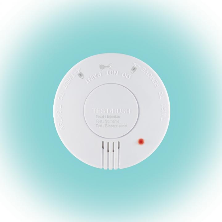 home smo 01 füstérzékelő, elemes, 85 db, led, fehér
