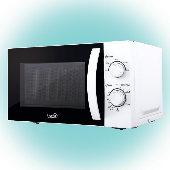 home hg mh 21 mikrohullámú sütő, 700 w, 20 literes, 5 fokozatban állítható teljesítmény, fehér