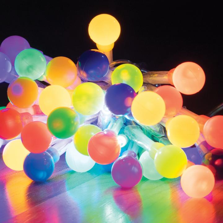 led es mini gömb fényfüzér