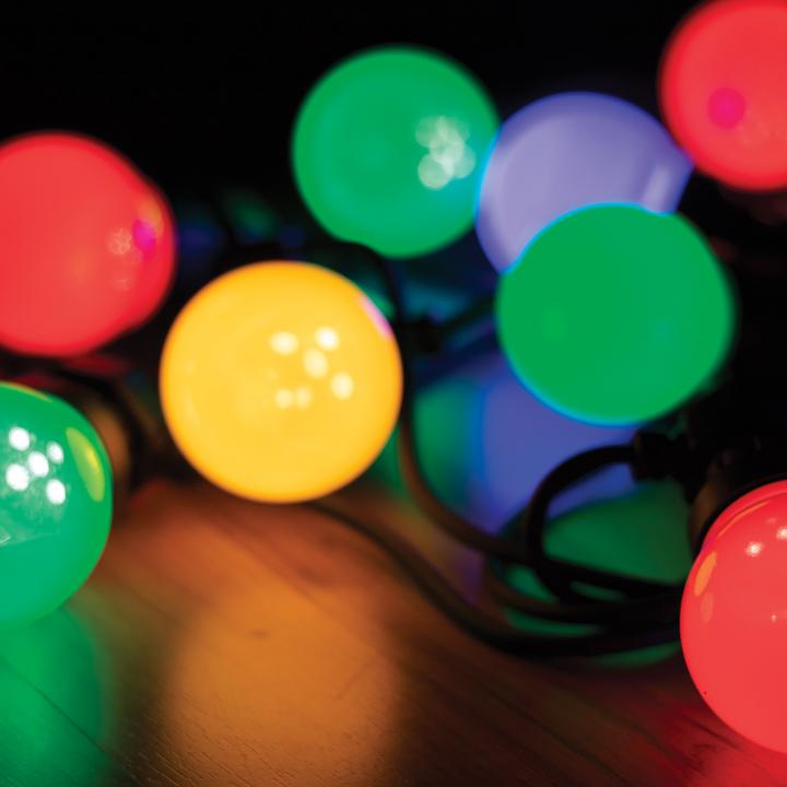 home lpl 30m fényfüzér, 30 db led gömb, színes, ip44, kültéri, beltéri home lpl 30m fényfüzér, 30 db led gömb, színes, ip44, kültéri, beltéri