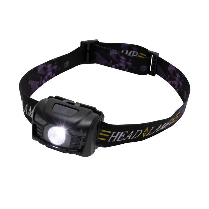 home hlp 7rp led tölthető fejlámpa, 100 lm, pir mozgásérzékelő, 5 funkció, 1200 mah, ~4 óra üzemidő