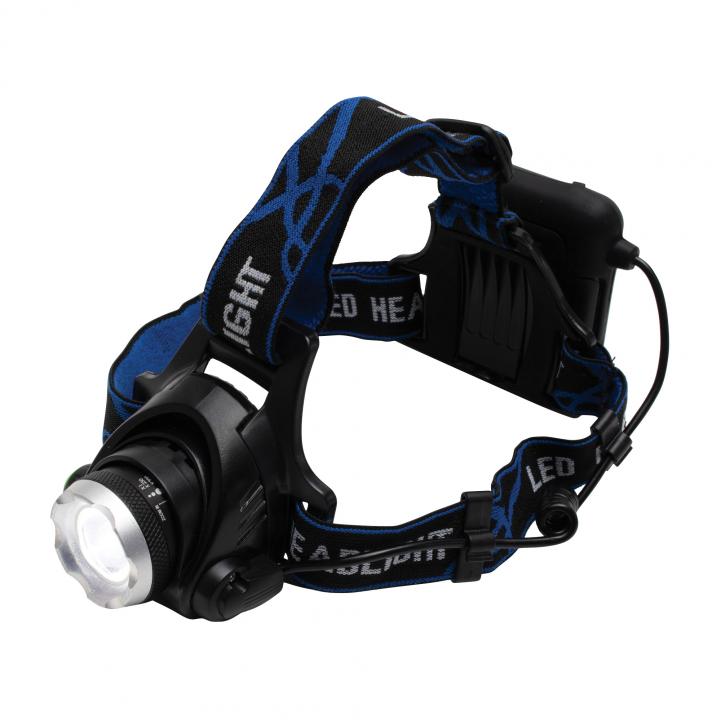 home hlm 4 led fejlámpa, fém, 800 lm, 3 funkció, fókuszálható