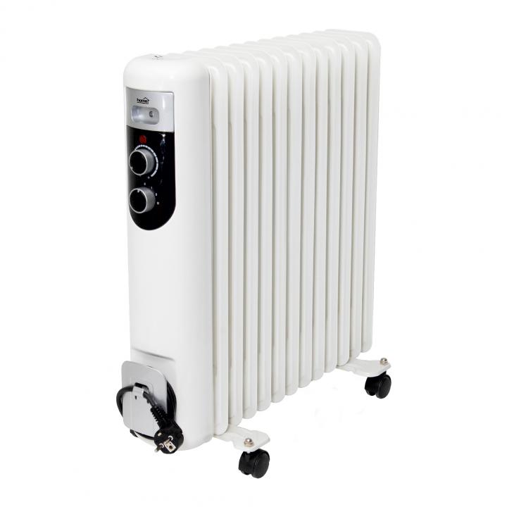 home fkos 13 m elektromos olajradiátor, 1000w/1500w/2500w, 13 tagú, fehér
