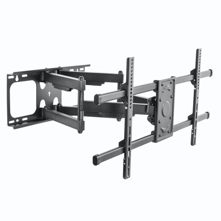 home lcdh 31 lcd/led tv fali tartó, 37” 90” képernyőméretig, max. 75 kg teherbírás, teljesen mozgatható, fali rögzítő elemek tartozékok