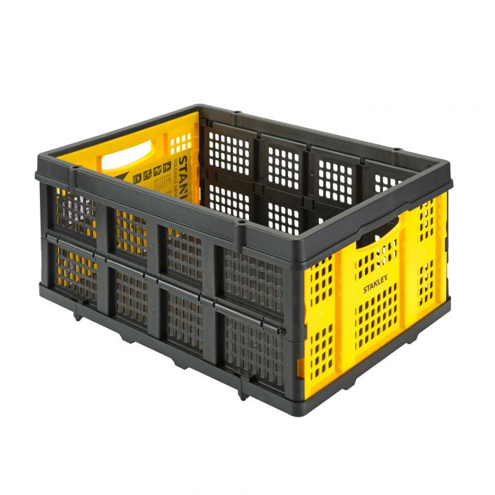 stanley sxwtd ft505 összecsukható rekesz, 25 kg teherbírás, 50 liter űrtartalom, tömege 2 kg
