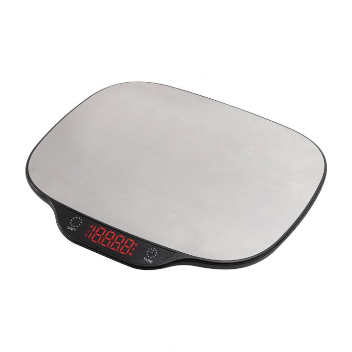 home hg m 15 konyhai mérleg, méréshatár 15 kg, mérési pontosság: 1 g, tára funkció, világító piros led kijelzővel, automatikus kikapcsolás,