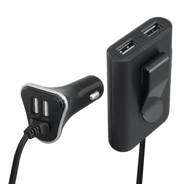 sal sau 96 nagy teljesítményű autós usb gyorstöltő, 48 w, 4 usb port, 4 x 2,4 a