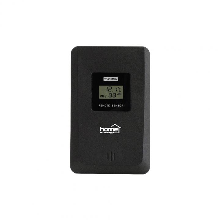 home hckk 09 külső jeladó hcw 28 időjárás állomáshoz, külső hőmérséklet jeladó, 60 m hatótávolság, lcd kijelző