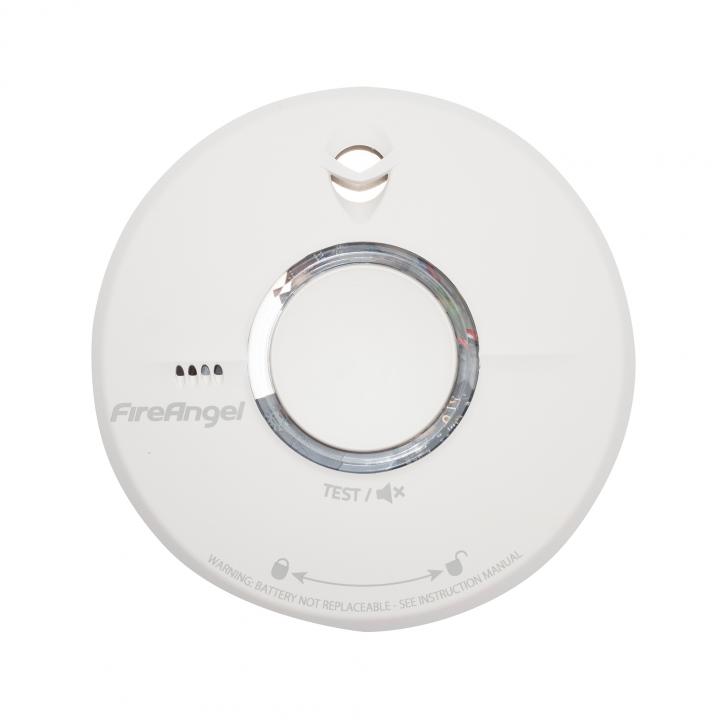 fireangel st 622 int kombinált hő és optikai füstérzékelő, thermoptek technológia, beépített, nem cserélhető lítium elem, 10 év várható üzemidő, fehér