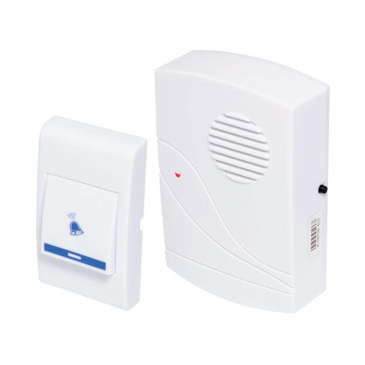 home db 0650dc vezeték nélküli csengő, 60 m hatótáv, 32 dallam, led fényjelzés, elemes tápellátás
