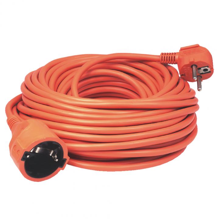 home nv 2 5/or/1,5 hosszabító, 5 m, h05vv f 3g1,5 mm2 kábel, ip 20 kivitel, 250v~/16a/3680w, pipa alakú dugó és egyenes lengő aljzat, narancssárga színű