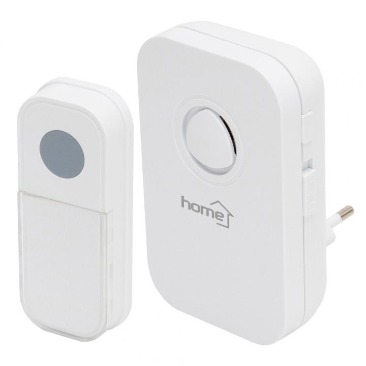 home db 1051ac vezeték nélküli csengő, 100 m hatótáv, 3 fokozatú hangerő, 36 dallam, 230 v os tápellátás