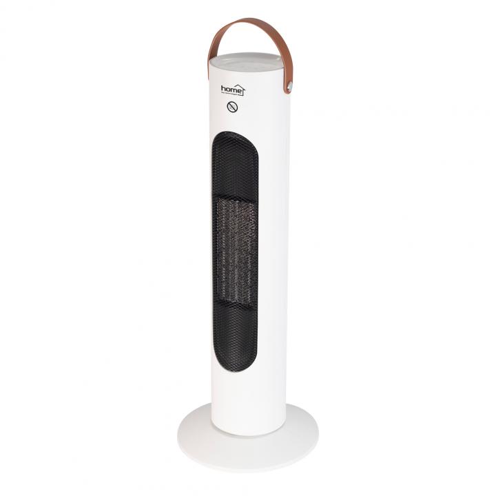 home fk 52 álló elektromos kerámia fűtőtest, 1200w/2000w, oszcillálás, kikapcsolás időzítő, fehér