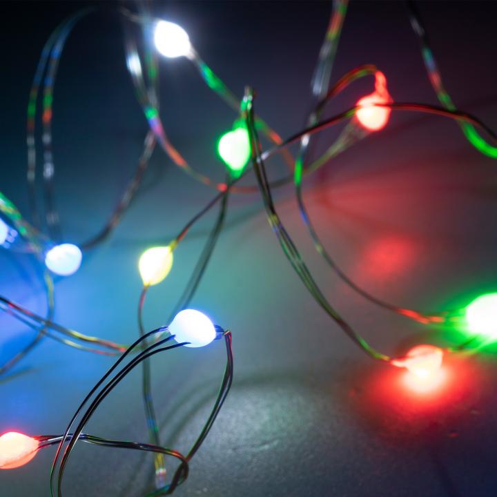 home ml 112 rgb micro led es fényfüzér, 10 m / 100 db rgb micro led, 12 fényprogram, távirányító, usb csatlakozó, kül és beltéri kivitel