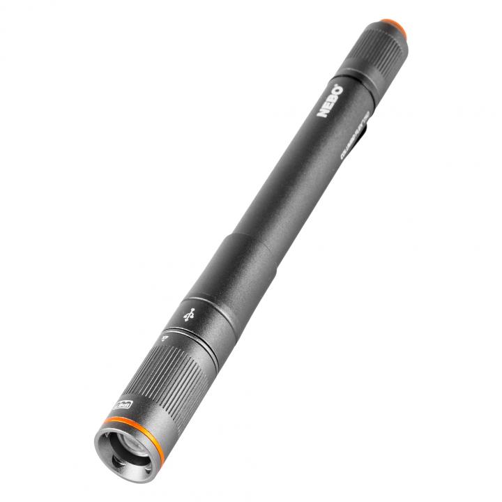 nebo neb poc 0008 g columbo 250 flex zseblámpa, 250 lm 30 lm, flex power, 3 üzemmód, 4x zoom, ip67, 750 mah