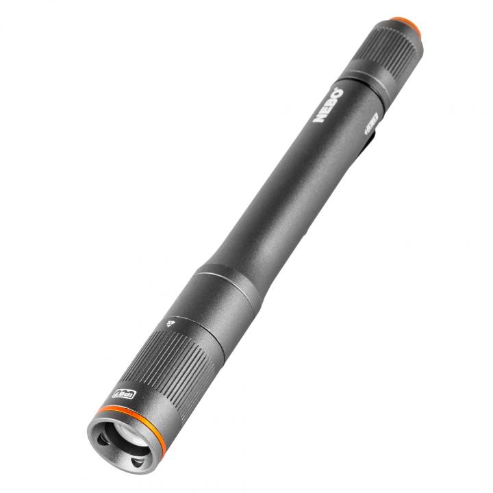 nebo neb poc 0007 g columbo 150 zseblámpa, 150 lm 45 lm, ip67, 4x zoom, acél zsebcsipesz