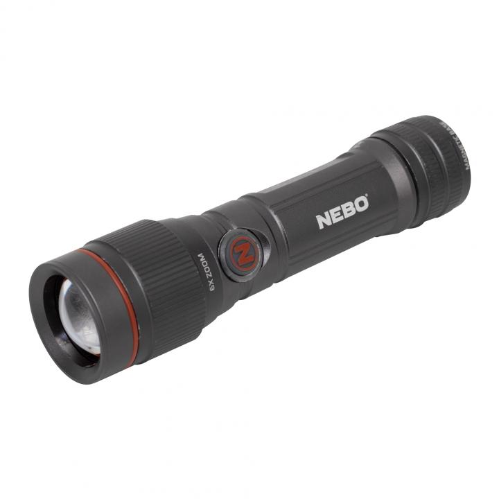 nebo neb 6700 g 450 flex zseblámpa, 450 lm 250 lm, 4 üzemmód, flex power, 6x zoom, 600 mah