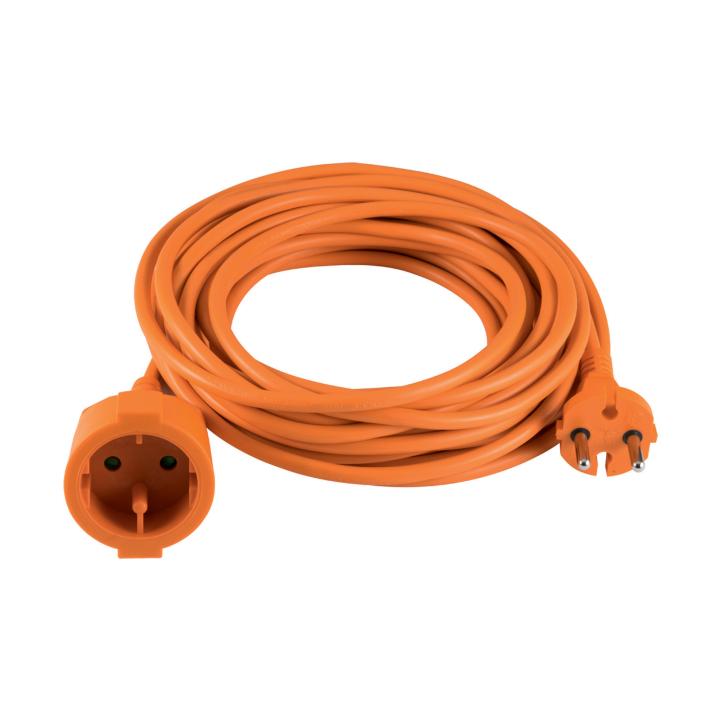 home nv 4 30/or/1,5 kéteres hosszabbító, 30 m, h05vv f 2 x 1,5 mm2 kábel, ip 20 kivitel, 250v~/16a/3680w, narancssárga színű