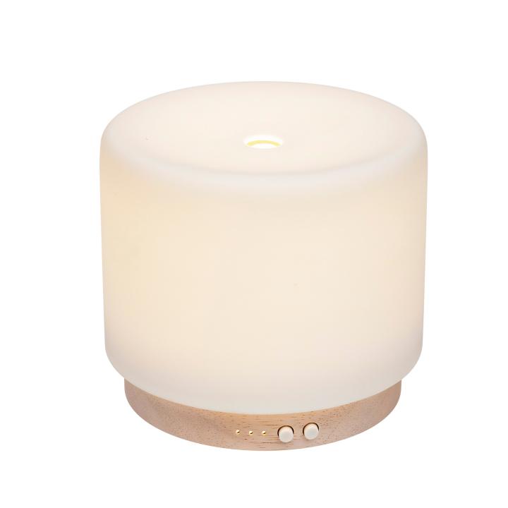 home ad 280 aromadiffúzor, ultrahangos hidegpárásító, 280 ml kapacitás, melegfehér világítás, folyamatos vagy szakaszos párásítás, tartozék hálózati adapter