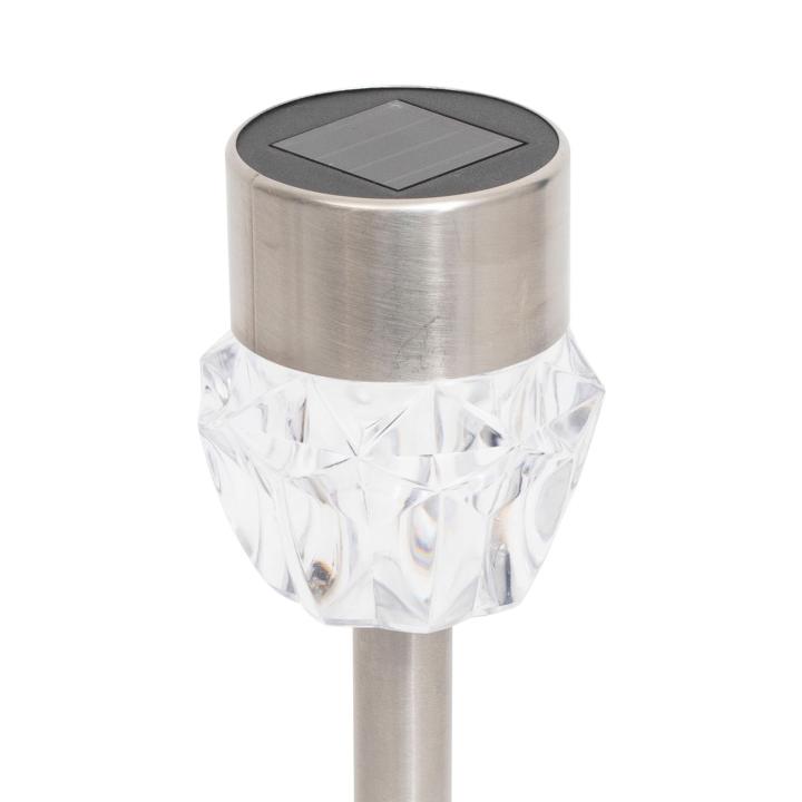 home mx 809 napelemes kerti lámpa, 1 db led, fém, időjárásálló, automatikus, hidegfehér
