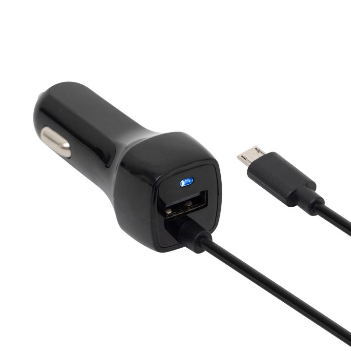 sal sau 24mu autós usb töltő 2in1, 2 készülék, usb, microusb, 2,4 a összesen
