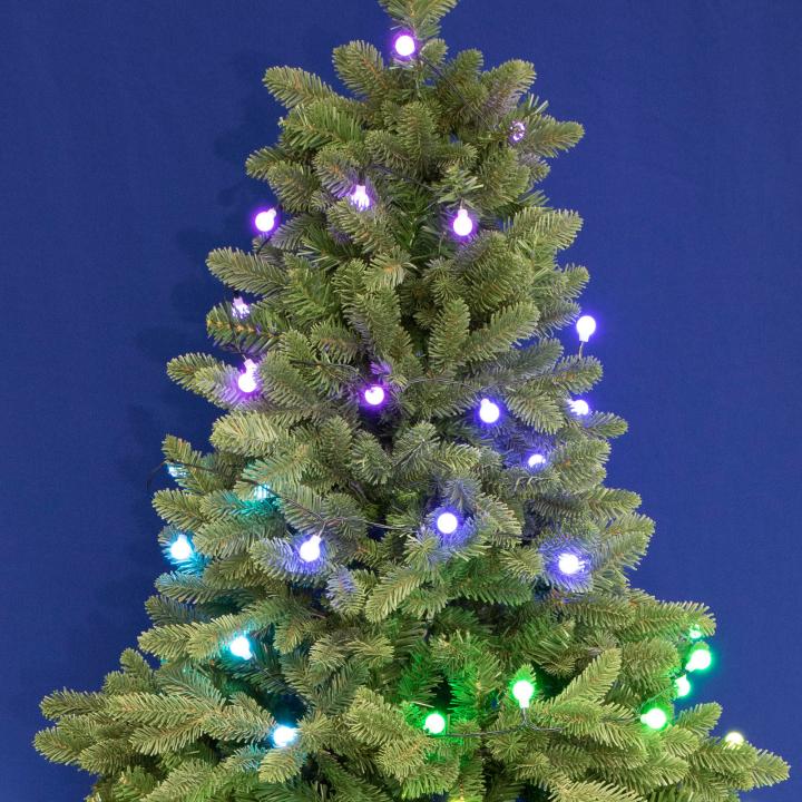 isparkle leds120dv led es fényfüzér, 11,9 m / 120 db rgb led, gömb, applikációval vezérelhető, smart, kül és beltéri kivitel