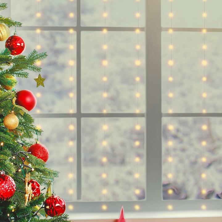 home mlf 200/ww micro led es fényfüggöny, 3x2 m / 200 db melegfehér micro led, 8 fényprogram, távirányító, usb csatlakozó, beltéri kivitel