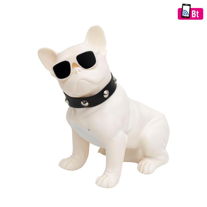 sal bt dog hordozható multimédia hangszóró, 5 w, bt, fm rádió, ~5 óra üzemidő, usb, microsd