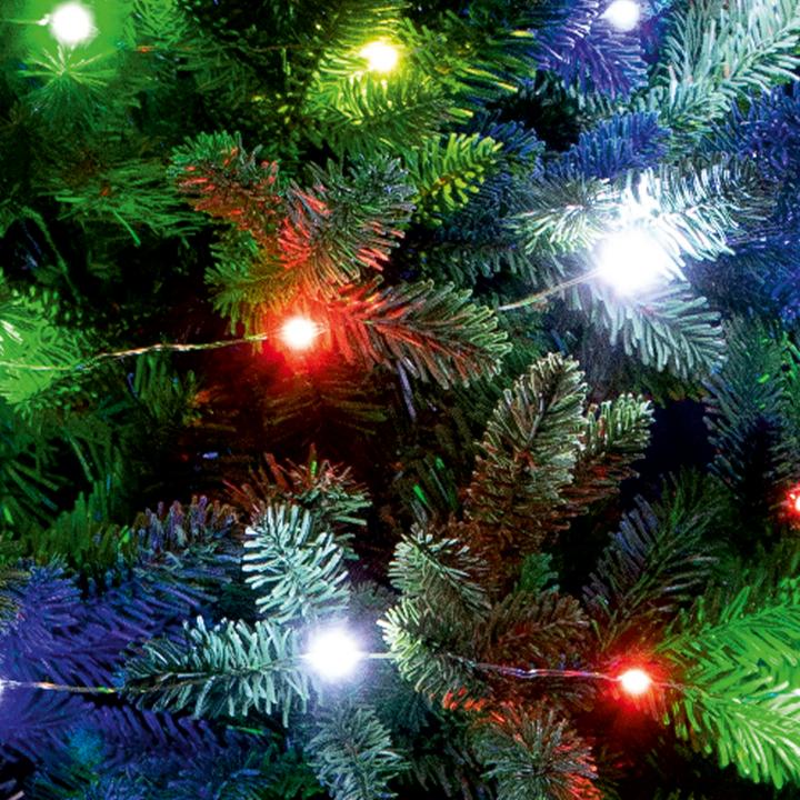 home ml 20/m micro led es fényfüzér, 1,9 m / 20 db színes micro led, állófényű, átlátszó vezeték, elemes, beltéri kivitel