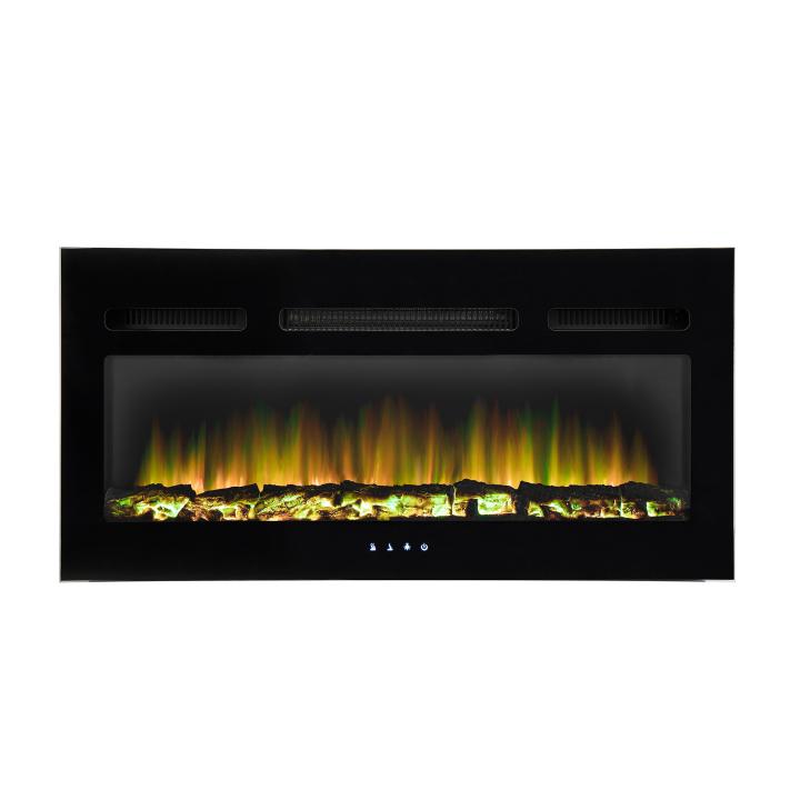 home fkki 05 beépíthető vagy falra szerelhető elektromos látványkandalló, 1000w/2000w, heti program, távirányító