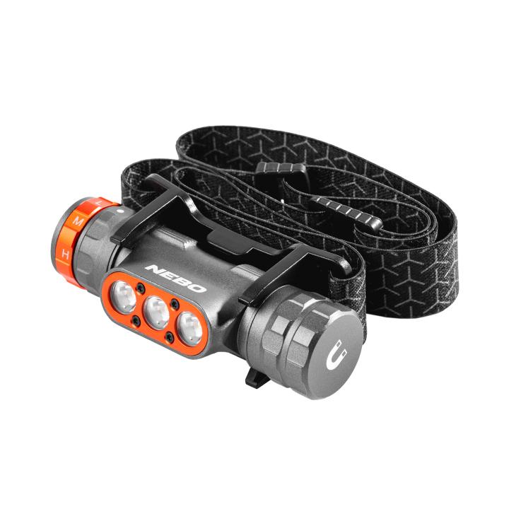 nebo neb hlp 1001 g transcend 1500, fejlámpa, 1500 lm 30 lm, 5 üzemmód, smart powr control, ipx7, 3200 mah