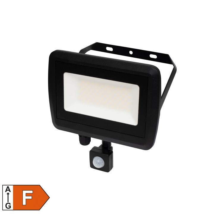 home fll pir 50 led fényvető, pir mozgásérzékelő, 140°, 50 w, 4000 lm,