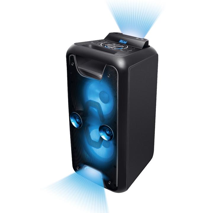 sal par 2200bt hordozható party hangdoboz, 120 w, bt, fm rádió, aux, mp3 felvétel, automatikus gyorstöltés