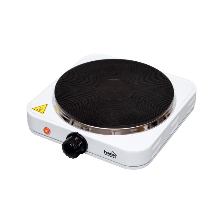 home hg r 01wh hordozható elektromos főzőlap, teljesítmény: 1500 w, ∅18 cm főzőfelület, zománcozott készülékház, fehér