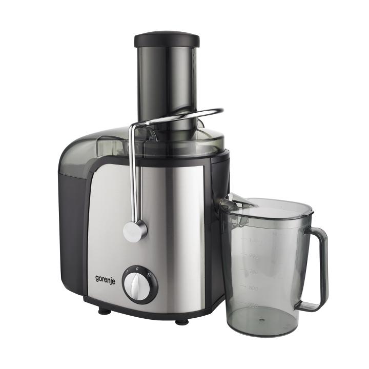 gorenje jc805eii gyümölcscentrifuga, 800w, nagy betöltőnyílás, rozsdamentes acél filter, 1,5 literes, 2 fokozat