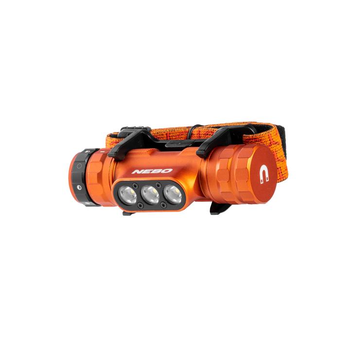 nebo neb hlp 1006 g master series hl1000 fejlámpa, 1000 lm 30 lm, 138 m, 5 funkció, ip67, mágneses, usb c