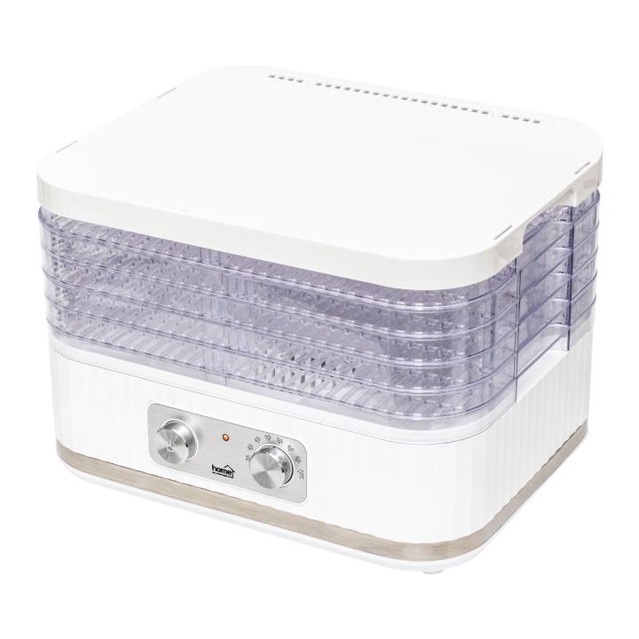 home hg asz 5 aszaló, 35 70°c között állítható hőmérséklet, 5 tálca, töltőtömeg 3,5 kg, 250 w, fehér