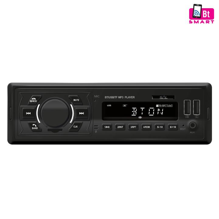 sal vb 2300 smart autórádió, 4 x 45 w, 4 rca, fm, bt, usb, microsd, aux, android/ios app
