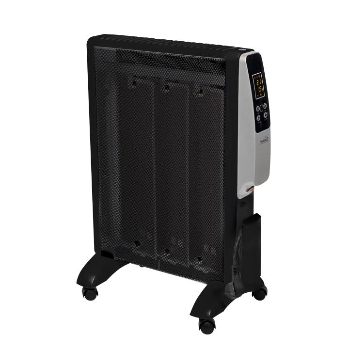home fmc 1500 álló elektromos mica konvektor, 1000w/1500w, távirányító, fekete