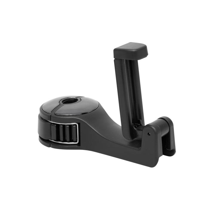 sal sa 062 autós telefontartó, 2in1, mobiltartó, csomagakasztó, fejtámla rúd rögzítés, 10 16 mm, 4 10 kg terhelés